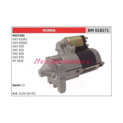 HONDA motor de arranque motor GXV 610K1 tractor cortacésped 018171