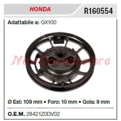 HONDA poulie de démarrage GX100 tracteur de pelouse tondeuse R160554