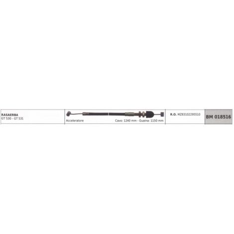 HONDA Rasenmäher GT530 GT531 Gaszug 1240mm Hülle 1150mm