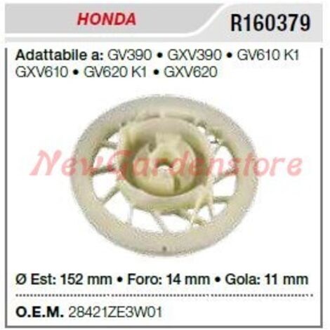 HONDA Tondeuse à gazon Tondeuse à gazon GV390 GXV390 R160379 Poulie de démarrage