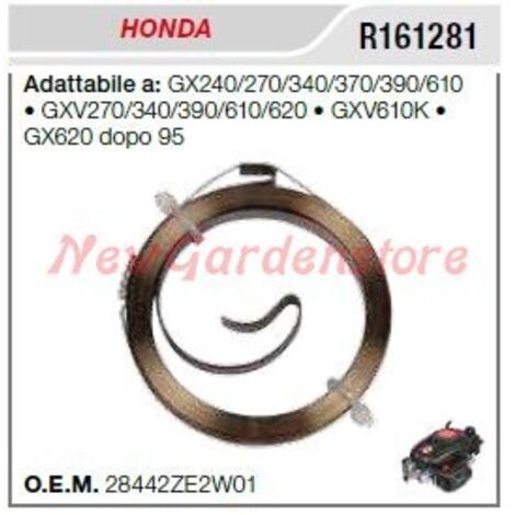 HONDA tracteur tondeuse GX240 270 R161281 ressort de démarrage