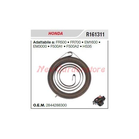HONDA tractor cortacésped cortacésped FR500 R161311 muelle de arranque