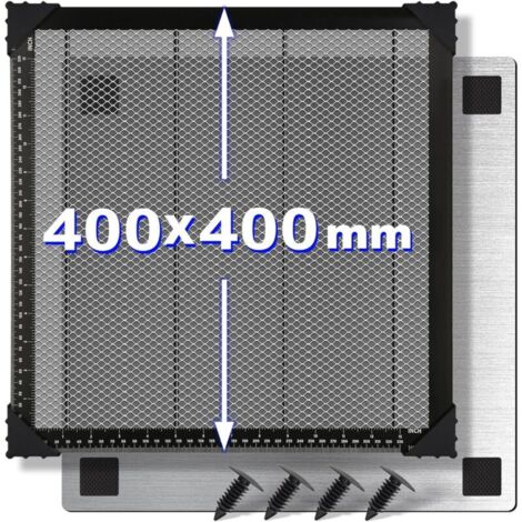 Honeycomb Laser Engraving Machine Work Table 400x400x22mm, Honeycomb Laser Bed Table with Aluminum Plate for Rapid Heat Dissipation, Compatible with Various