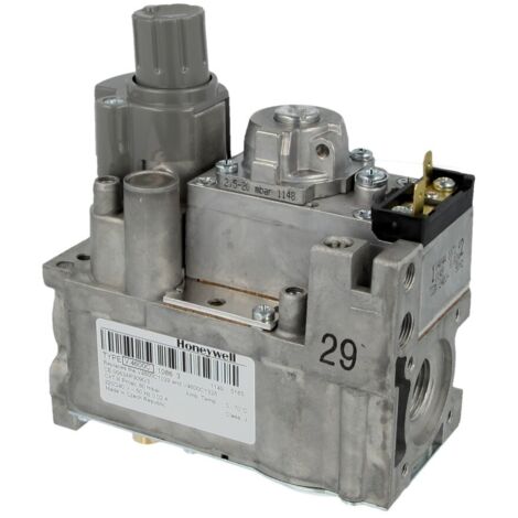 Honeywell – Bloc gaz électrovanne 1/2' FF – Raccordement M 11 x 1 – Pression max 0,05 bar – Remplace plusieurs modèles - V4600C1086