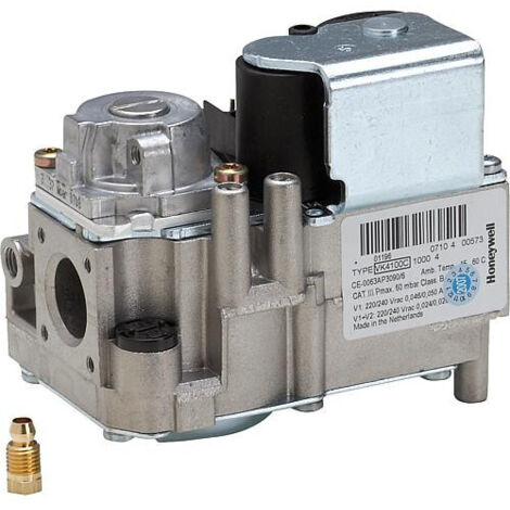 Honeywell – Bloc gaz vanne CVI – Tension 220-240V – Régulateur de pression 3-37 mbar – Compatible Winterwarm et Ferroli