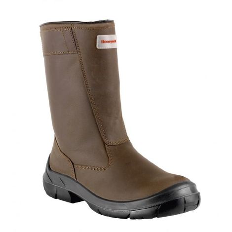 Honeywell – Bottes de sécurité Bacou Silvex – Cuir pleine fleur hydrofuge – Semelle acier – Norme ISO 20345 S3 – Isolation contre le froid