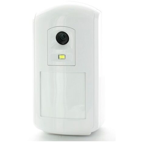 Honeywell – Détecteur de mouvement PIR avec caméra intégrée – Portée 11 x 12 m – Angle de vision 90° – Immunité aux petits animaux jusqu'à 30 kg