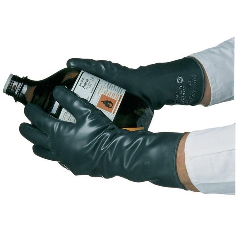Honeywell - gants produits chimiques Butoject 898 noir taille 8 - 898/8