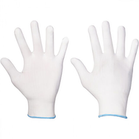 Honeywell – Gants de manutention tricotés taille 8 – 50% polyamide / 50% polyester – Poignet élastique – Certifiés sans silicone pour peinture