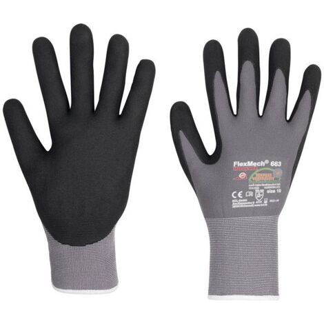 Honeywell Gants FlexMech 663 gris / noir Taille 8 - 663/8