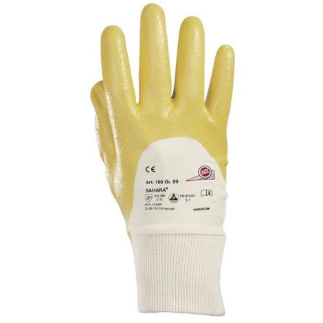 Honeywell Gants Sahara 100 jaune Taille 7 - 100/7