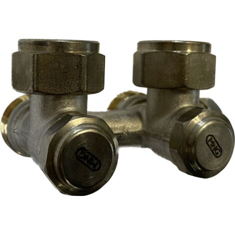 Honeywell Hahnblock Verafix-VK 1-und 2-Rohr vern. Eck 3/4'' AG DN20 V2461EX20