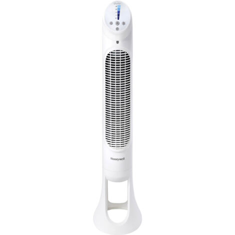 Honeywell HYF260E4 Turmventilator  23 W (Ø x H) 25 cm x 1020 mm Weiß LED-Display, Dimmbar, mit Fernb