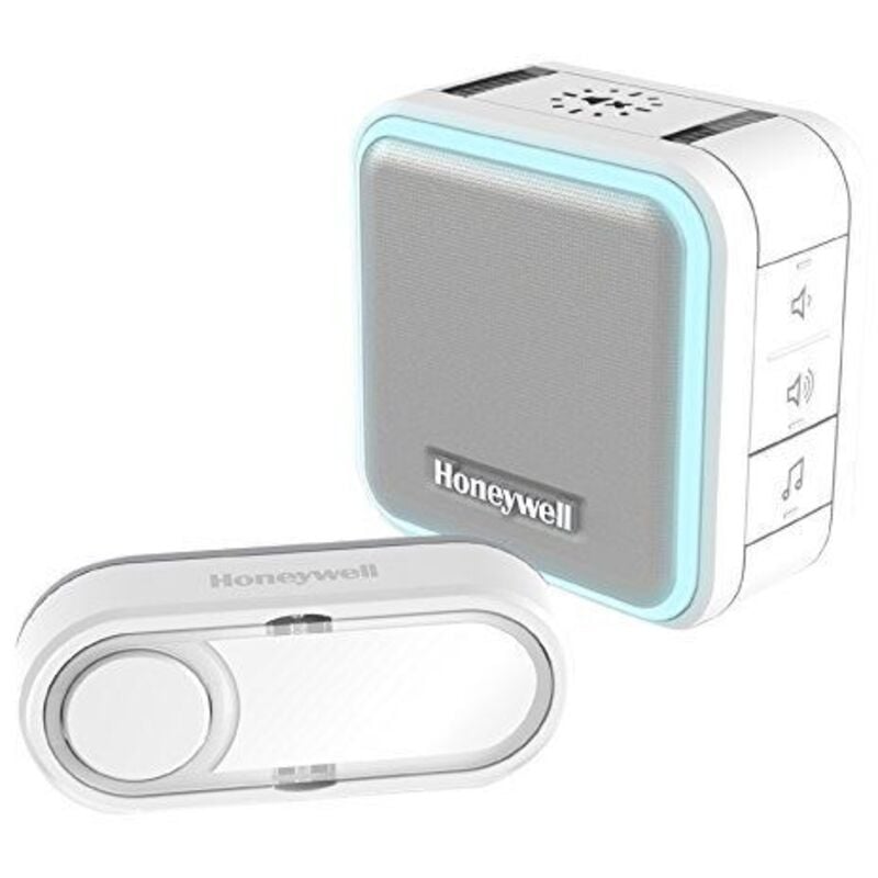 Honeywell - Set complet pour Carillon sans fil DC515SP2 150 m blanc, gris
