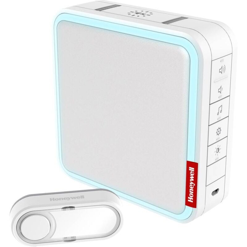 Honeywell - Set complet pour Carillon sans fil DC917S 200 m blanc, gris