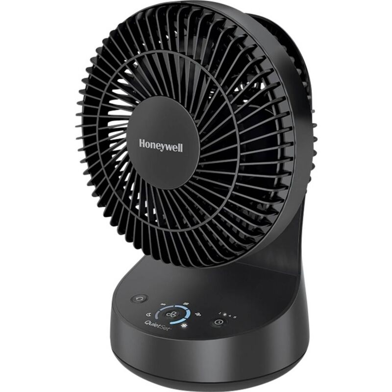 Honeywell - Ventilateur de table QuietSet 5 vitesses Noir D30cm