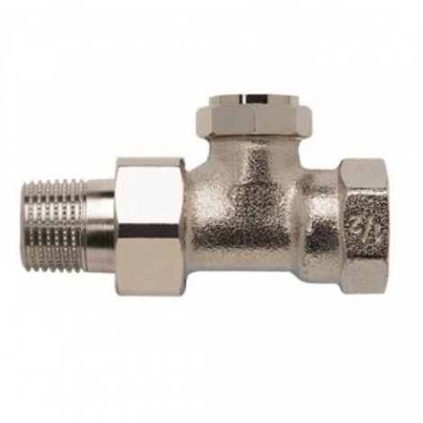 Honeywell Radiator Verschraubung Verafix 1/2 Durchgang vernickelt