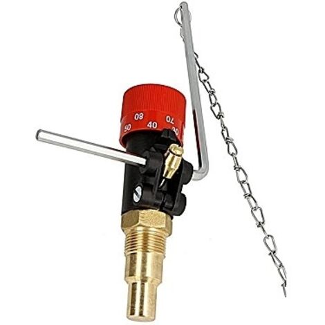 Honeywell – Régulateur de combustion pour chaudières à combustibles solides – Température max 115°C – Installation horizontale/verticale – Boîtier en plastique