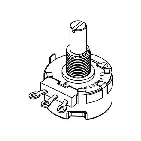 Honeywell RV4NAYSD252A Potentiomètre Clarostat 2.5k ±10% 2W Rotatif - axe 6.35mm