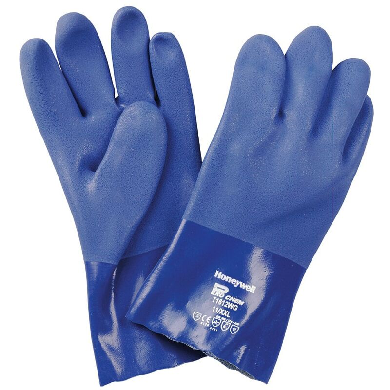 T1612WG Prochem pvc Glove Blue Size 10 - Blue - Honeywell