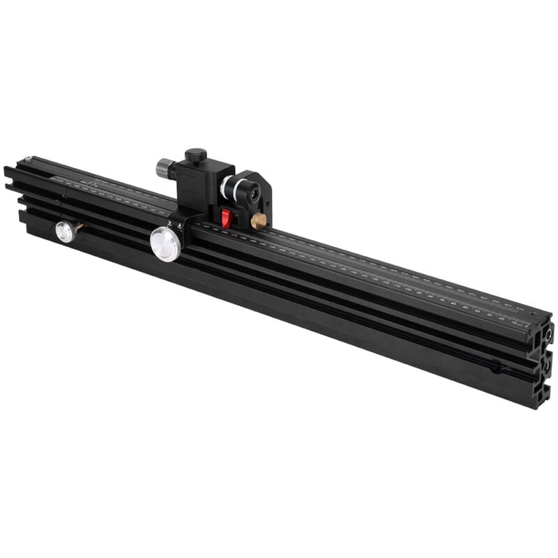 Hongdui HD-KS22 Guide d'onglets à rallonge Outil de haute précision en aluminium 850mm Double échelle métrique et impériale Meilleur pour le travail