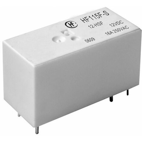Hongfa HF115F-S/012-HSF Relais pour circuits imprimés 12 V/DC 16 A 1 NO (T) 1 pc(s) S74331