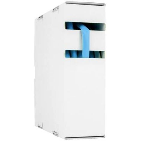 Hongshang 211124368 Termoretraibile senza colla Blu 1.60 mm 0.80 mm Restringimento:2:1 15 m