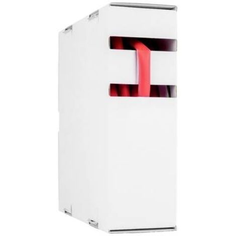 Hongshang 211184228 Termoretraibile senza colla Rosso 9.50 mm 4.80 mm Restringimento:2:1 10 m