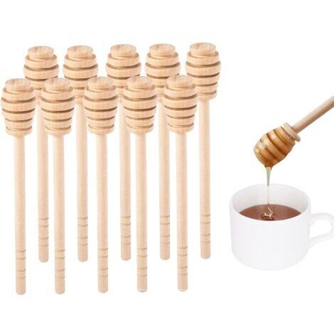 Honigstäbchen aus Holz, Honiglöffel, Honiglöffel, Kaffeerührer
