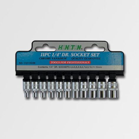 Honiton nasadki 11cz. 1/4" 4-13mm   1111