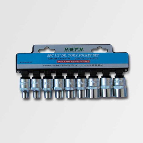 Honiton nasadki 9cz. 1/2" torx 4009