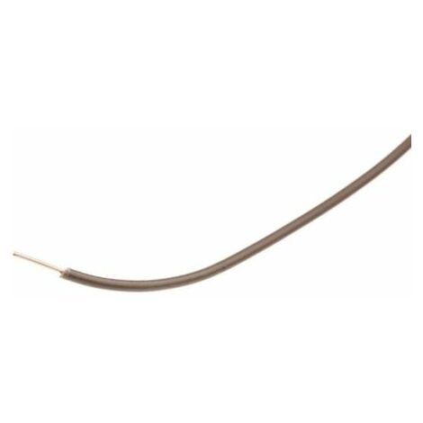 Hook Up Wire RS PRO, 0,5 mm², Marron, 20 AWG, 100m ( Prix pour Bobine de 100 Mètres )