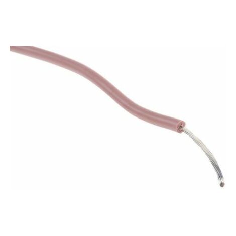 Hook Up Wire RS PRO, 0,5 mm², Marron, 20 AWG, 25m ( Prix pour Bobine de 25 Mètres )
