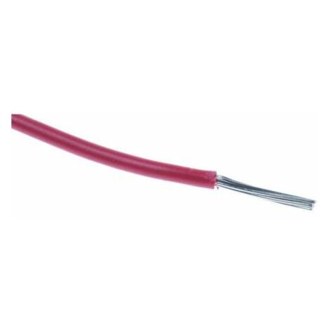 Hook Up Wire RS PRO, 0,5 mm², Rouge, 20 AWG, 25m ( Prix pour Bobine de 25 Mètres )
