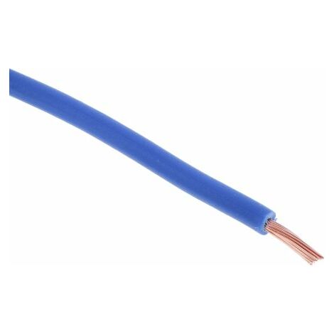 Hook Up Wire RS PRO, 1 mm², Bleu, 18 AWG, 100m ( Prix pour Bobine de 100 Mètres )