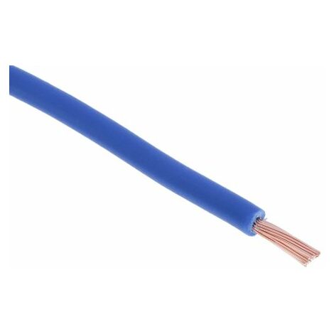 Hook Up Wire RS PRO, 1,5 mm², Bleu, 16 AWG, 100m ( Prix pour Bobine de 100 Mètres )