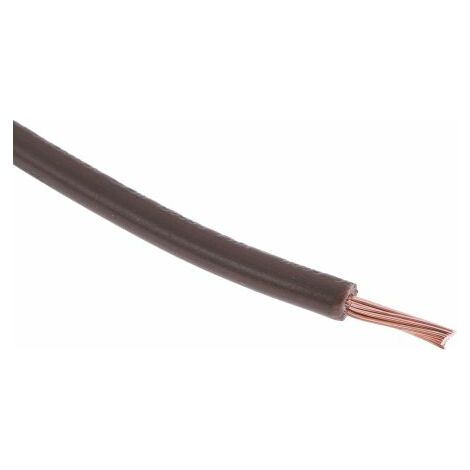 Hook Up Wire RS PRO, 1,5 mm², Marron, 16 AWG, 100m ( Prix pour Bobine de 100 Mètres )
