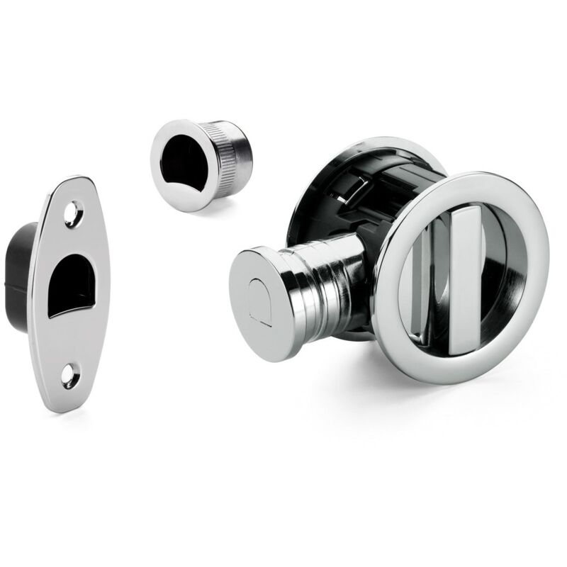 

Hooky- Kit Cerradura Con Muletilla Redonda R/02801 50 T20-B lk Negro Mate - Negro Mate