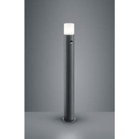 Hoosic 1xE27 Poteau Extérieur Avec Détecteur De Mouvement Anthracite H80 cm IP44 Trio Lighting