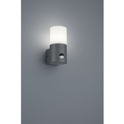 Hoosic Aplique 1xE27 Antracita Con Sensor de Movimiento H17 cm IP44 Trio Lighting