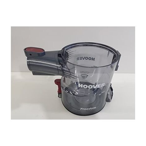 Hoover 48021902 Récipient à poussière original bouton rouge balai électrique Freedom 2 en 1, modèle FD22RP011, FD22G 011