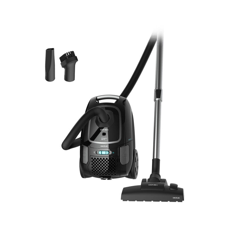 Cecotec - Hoover dede de 890 w de puissance. Withbag. Capacité maximale ofthe tank ofup to 4 l with filtering of high efficiency and metal telescopic