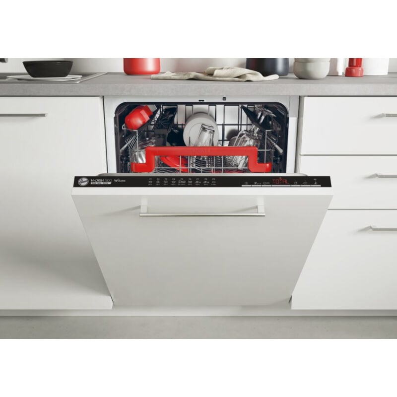 Hoover - h-dish 500 hdin 4D620PB/E. Posizionamento dell'apparecchio: a scomparsa totale, Dimensione: Dimensione massima (60 cm), Colore della porta: