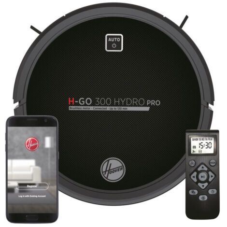 Hoover H-GO 300 HYDRO PRO HGO330HC 011 robot aspirateur 0,35 L Noir
