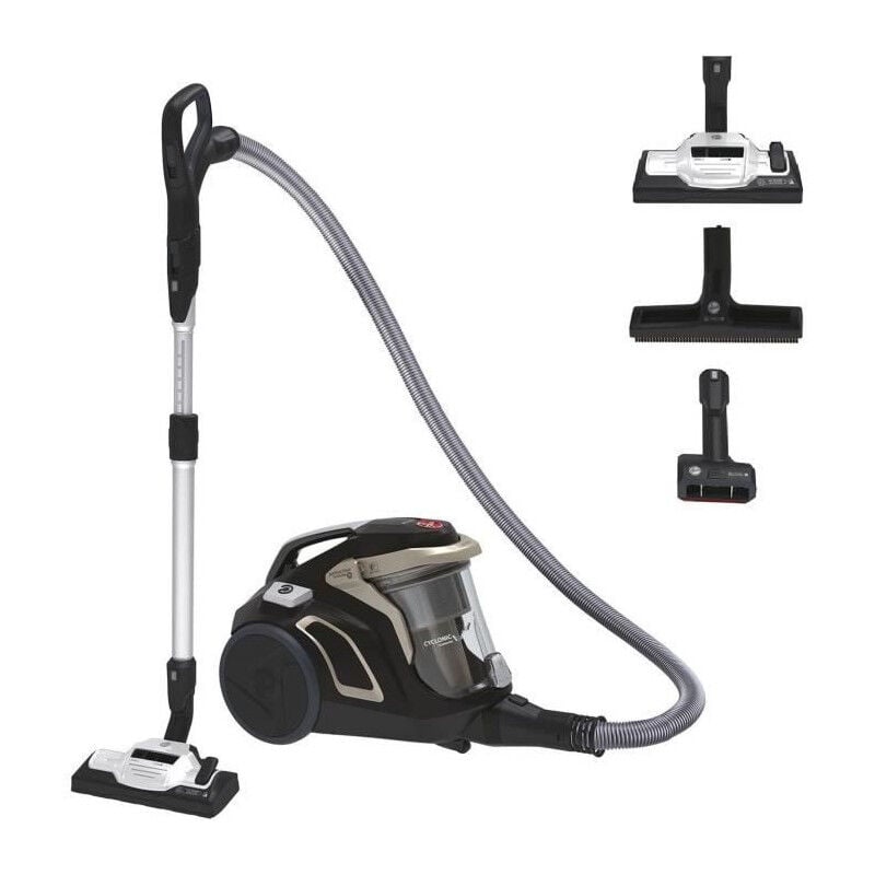 Aspirateur Traineau Sans Sac Hoover HP720PET - 850 w - 68 dBA - Cassette 2 l - Spécial parquet et animaux