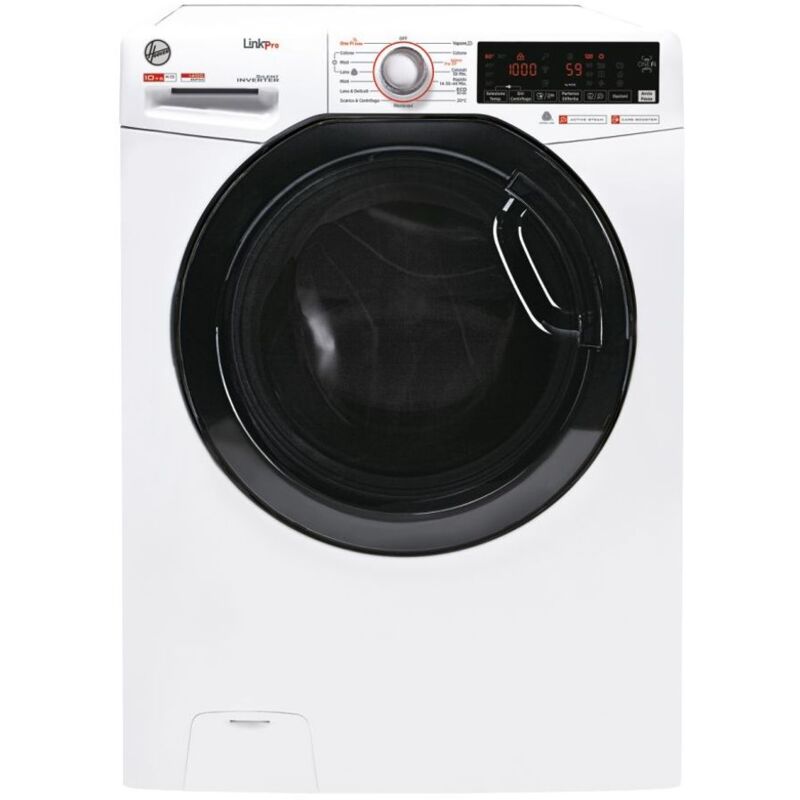 Image of Link pro HLWP4106TAMBE-11 lavasciuga Libera installazione Caricamento frontale Bianco d - Hoover