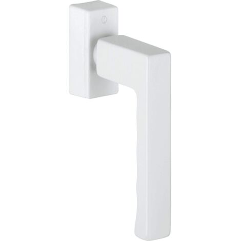 HOPPE 11736021 - Maniglia per finestra Toulon-Secu Forte, 90°, VK 32-42, colore: Bianco