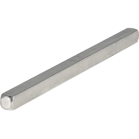 HOPPE 2265221 - Perno quadrato zincato per WC, 5 x 85 mm, per maniglie classe 3, in acciaio