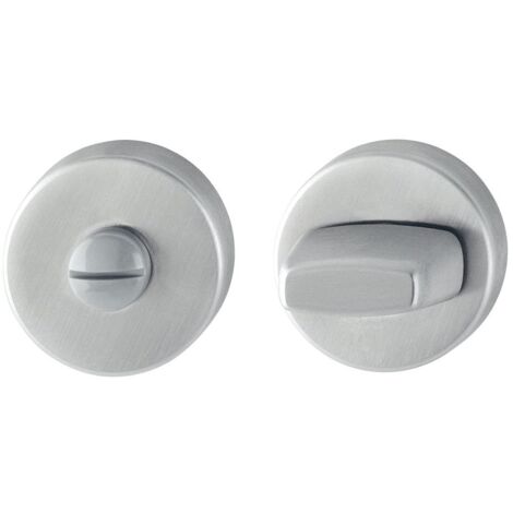 HOPPE 2347796 Rosetta Rotonda  52 mm  Acciaio Inox Opaco  WC  1 Paio