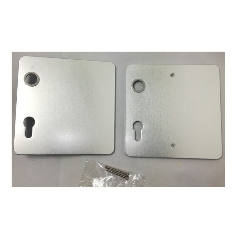 Hoppe - 2491763 F1 aluminum rectangular plate for doors and windows